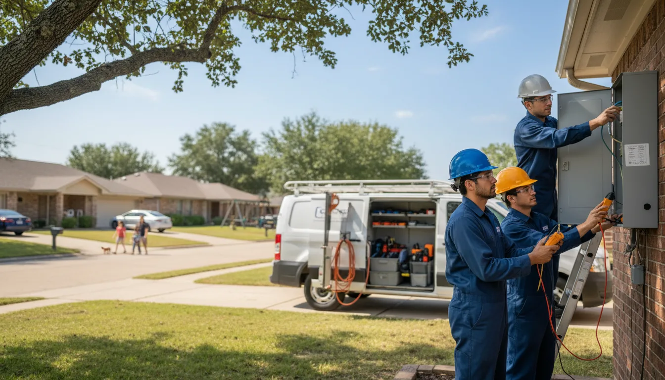 Certified electrician providing emergency electrical services in Tuskahoma, OK